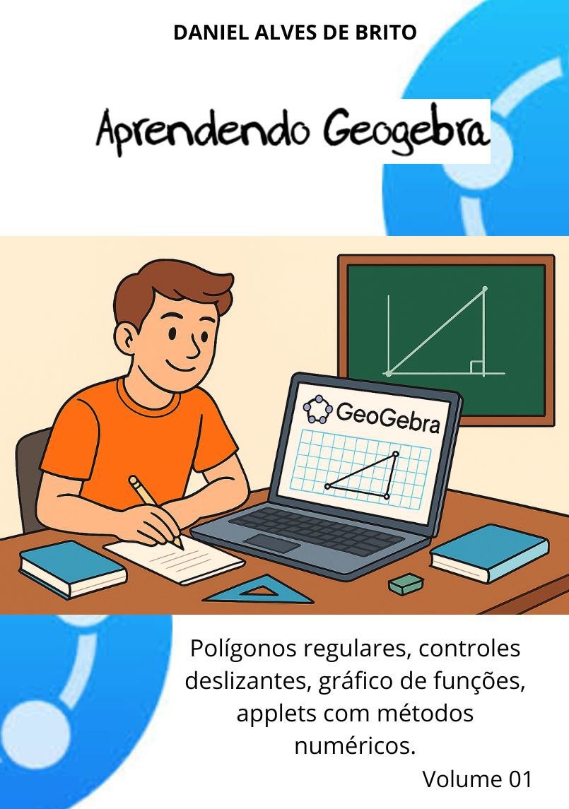 Capa do livro Aprendendo Geogebra - volume 01